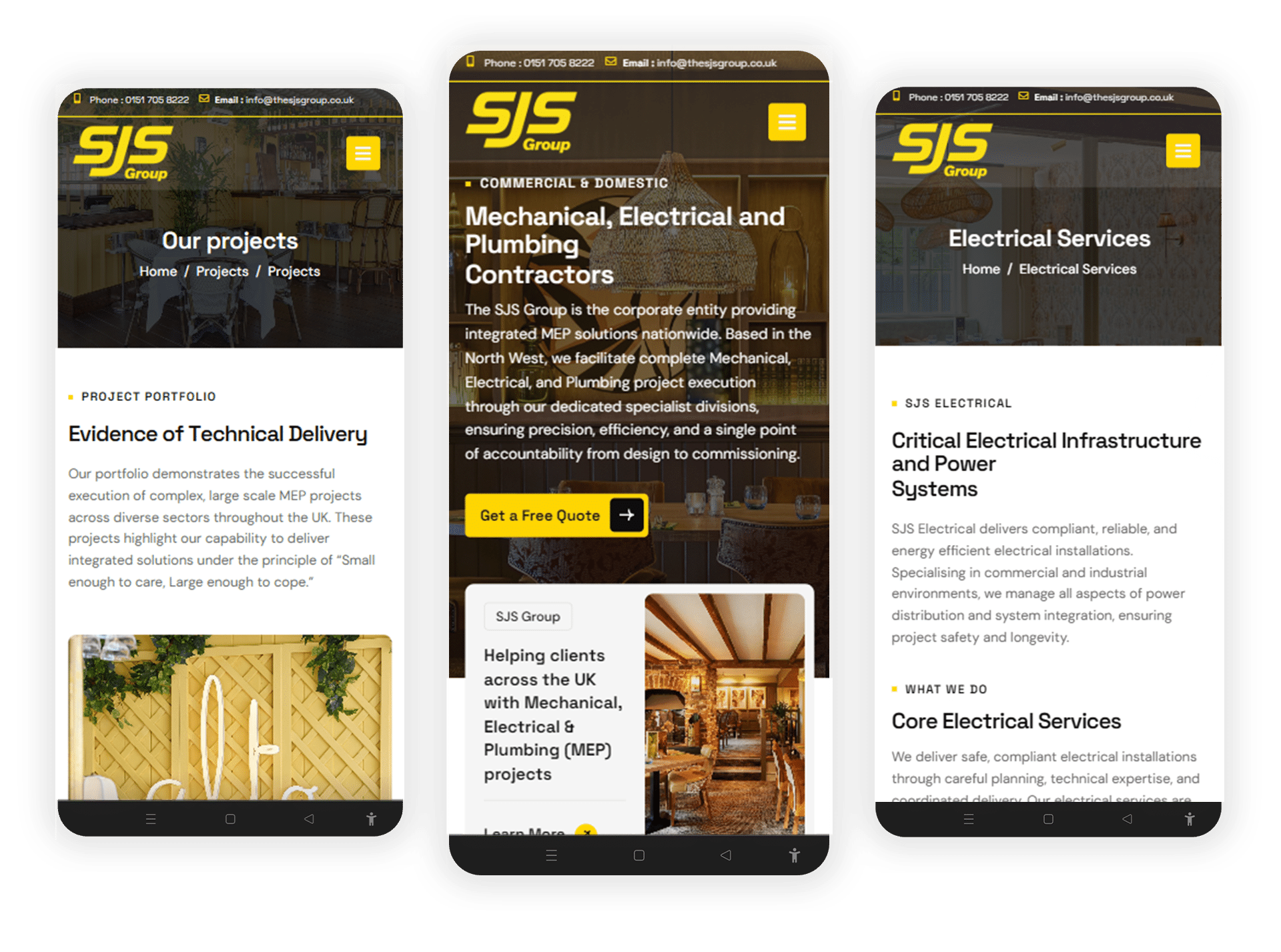 Mobile Screen SJS Group