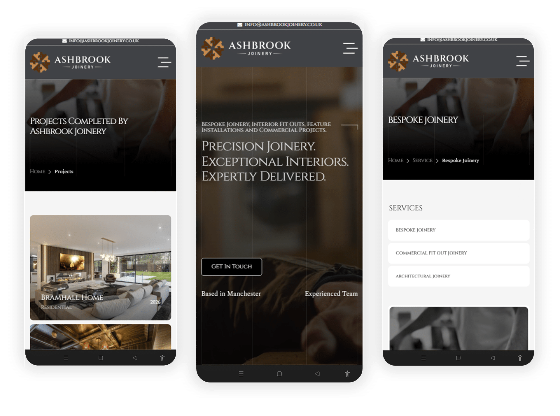 Mobile Screen Ashbrook Joinery