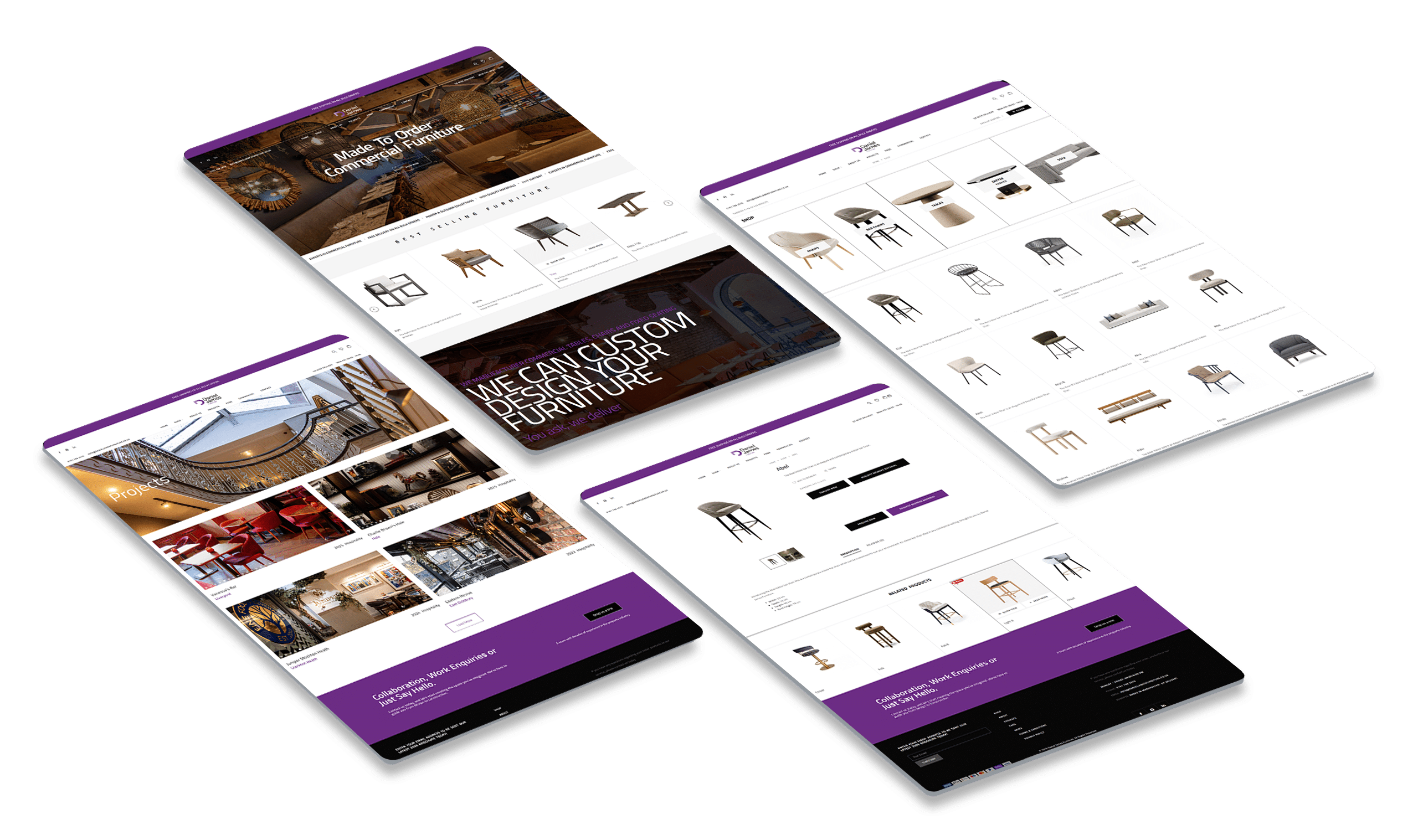 Daniel James Furniture Web Screen